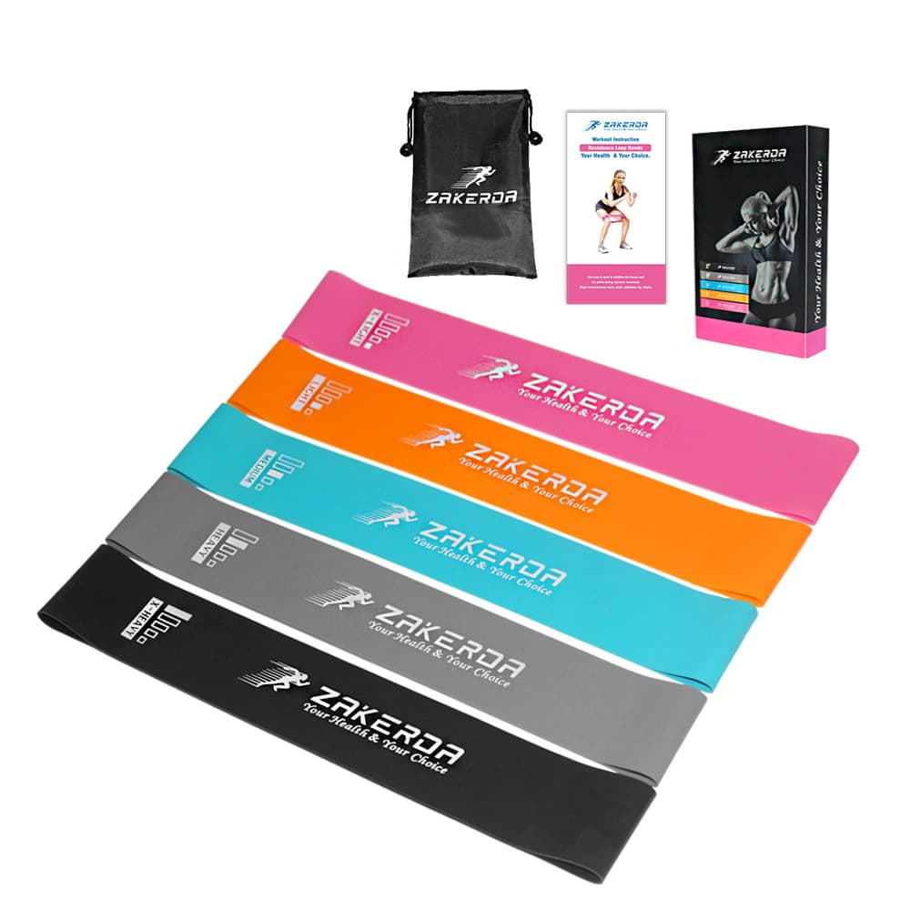 Yoga Resistance Rubber Bands Indoor Outdoor Fitness Equipment 0.35mm-…